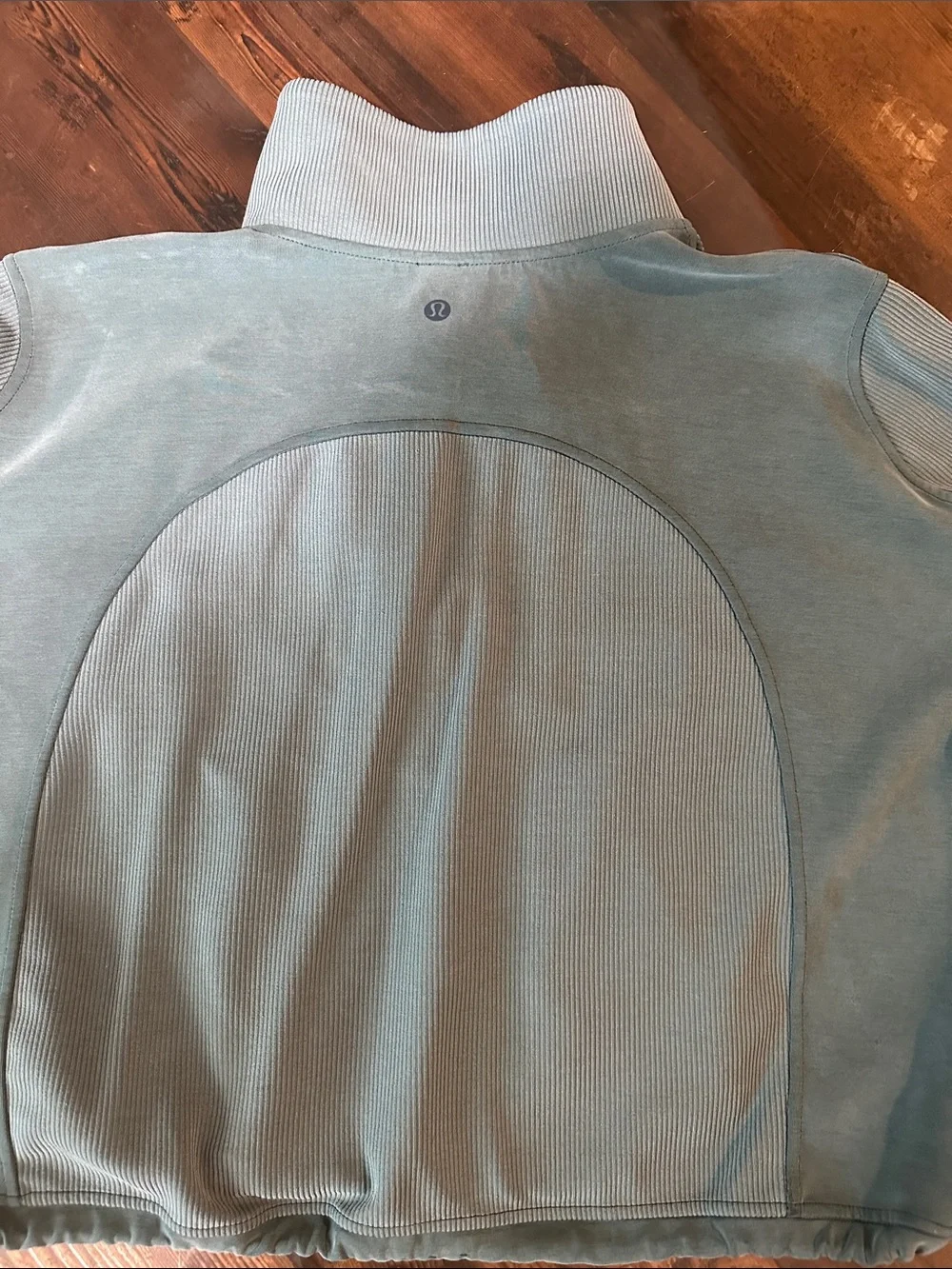 lululemon athletica Teal Quarter-Zip Funnel Pullover